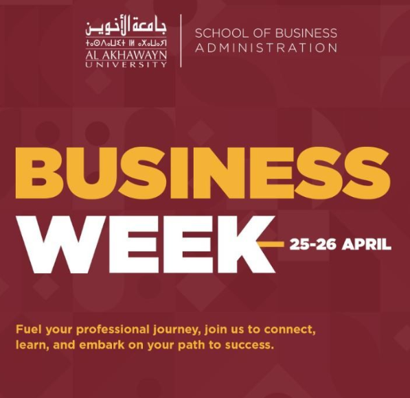 April 25-26 Save the date! Business Week